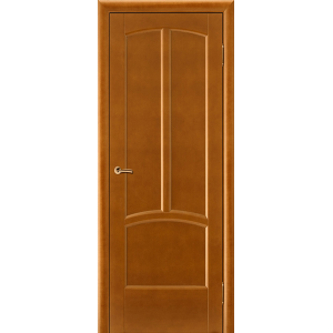 Дверь деревянная межкомнатная из массива ольхи, цвет Медовый орех, Виола